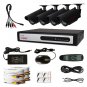 KARE 8 CH Surveillance DVR 4 Security Camera System Outdoor Night Vision 500GB