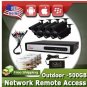 KARE Channel Security Camera System 500GB HDD with Internet and Smat Phones Remote Access