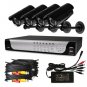 KARE 4CH CCTV Security Video Audio IR Night Vision Camera Surveillance DVR 500GB