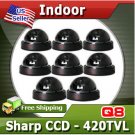 KARE Lot 8 CCTV Security Camera 3.6mm Lens, SHARP CCD, 420TVL, 64° Viewing Angle