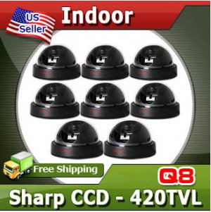 KARE Lot 8 CCTV Security Camera 3.6mm Lens, SHARP CCD, 420TVL, 64&Acirc;&deg; Viewing Angle