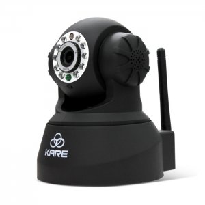 Wireless WiFi IP Internet Pan Tilt Camera Two-way Audio IR Cut View via Mobile