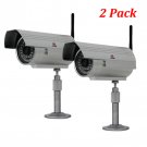 2x KARE N7205JV Wireless WiFi Waterproof Outdoor Security IP Network Camera Day Night