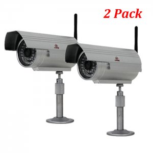 2x KARE N7205JV Wireless WiFi Waterproof Outdoor Security IP Network Camera Day Night