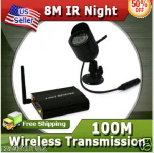 KARE 2.4 GHz Wireless Security Kit with Audio Microphone and Outdoor Night Vision Camera
