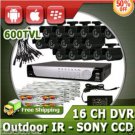 KARE CCTV 600TVL Outdoor IR Security Camera w/ SONY CCD 16 CH DVR System 1TB HD