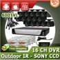 KARE CCTV 600TVL Outdoor IR Security Camera w/ SONY CCD 16 CH DVR System 1TB HD