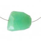 Faceted Chrysoprase Gemstone  Bead #1 Grade A