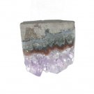 Amethyst Geode Slice #1 Undrilled for Wire Wrap Jewelry