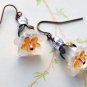 Fairy Flower Drop Earrings-White