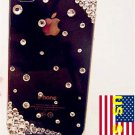 Iced Out Bling Bling Verizon Sprint Iphone 4 4S Clear Protector Back Cover Case HD