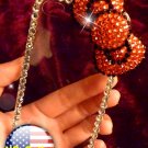 Iphone 4s 4 Bling 3D Case Crystal Hello Kitty Red big Bow Clear cover Verizon 4