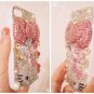 New 3D Iphone 4 4s Bling Crystal Pink Hello Kitty Big Bow Case Cover Verizon 4