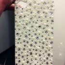 Iphone 4s 4 Bling Crystal Pearl case cover Verizon 4