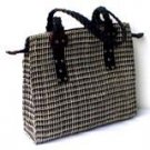 Square Braided Abaca Bag