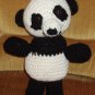 CLEARANCE ! Panda Bear crocheted plush toy