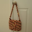 Handbag purse tote coral adjustable strap