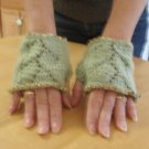 Wrister fingerless gloves beaded knitted Wrister fingerless gloves beaded knitted