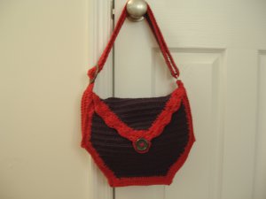CLEARANCE! Purse handbag messenger bag tote crochet adjustable strap