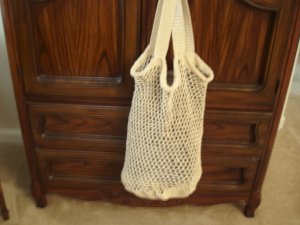 Market Bag Tote Crocheted