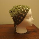 Cotton Triangular kerchief head scarf crocheted