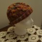 Hat knit child's autumn colors