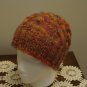 Hat knit child's autumn colors