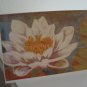 Handmade blank card with original watercolor print waterlily