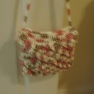Cute crocodile purse crocheted pink, white, beige Cute crocodile purse crocheted pink, white, beige