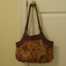 handmade cotton purse tote floral