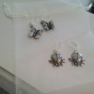 Butterfly and Insect Silver earrings with lever back (item 128) Butterfly and Insect Silver earrings with lever back (item 128)