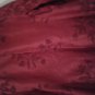 Vintage Red 100% silk blouse with flowers