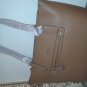 Coach large turnlock tote, saddle color