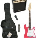 Pink Electric Guitar + 15w Amp + Gig Bag + Cord + Whammy Bar + Strap + Picks