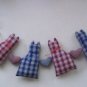 Four Country cats and hearts wall hanging handmade