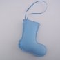 Baby boy First Christmas stocking ornament personalized felt