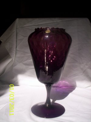 Purple Italian Handblown Glass