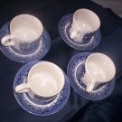 Blue Willow teacups and saucers