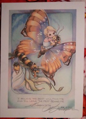 5x7 signed print, Jody Bergsma, ''I BELIEVE"