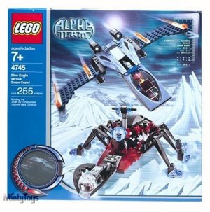 LEGO 4745 Alpha Team Blue Eagle vs. Snow Crawler