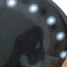 Vintage ATOMIC / STARBURST 16" Round Wall Mirror