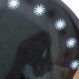 Vintage ATOMIC / STARBURST 16" Round Wall Mirror