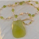 Wise Pineapple, Jade Necklace
