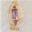 Self Control, Amethyst in 14k Gold filled wire