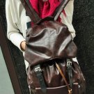 Korean Fashion PU Leather Backpack