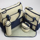 Multi-functions Baby Tote Nappy Bags (1 set 5 pcs, 2 bags & 3 accessories)