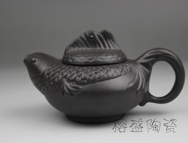 China violet arenaceous clay teapot * / snakehead teapot