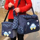 2 Multi-Function Baby Tote Nappy Bags + Accessories (Deep Blue) - HOT & NEW