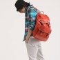 Fashion BIG Canvas Leather Trims Backpack