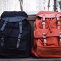 Fashion BIG Canvas Leather Trims Backpack